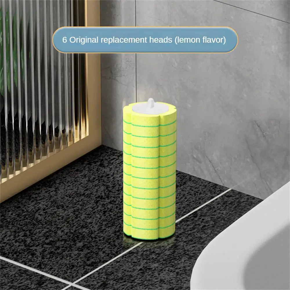 Cleaning Brush Set Transparent Wall-Mounted Brush Toilet Clean Toilet Brush Wall Mounted Toilet Brush Pp Sponge Disposable