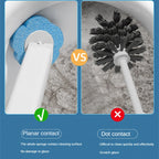 Cleaning Brush Set Transparent Wall-Mounted Brush Toilet Clean Toilet Brush Wall Mounted Toilet Brush Pp Sponge Disposable