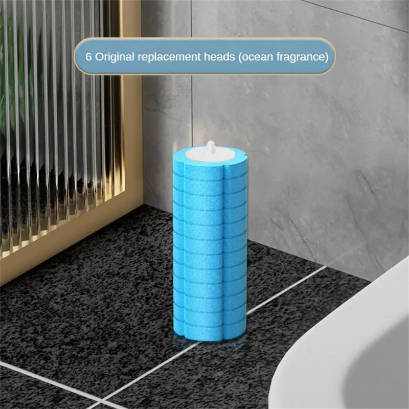 Cleaning Brush Set Transparent Wall-Mounted Brush Toilet Clean Toilet Brush Wall Mounted Toilet Brush Pp Sponge Disposable