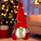 30Cm Glowing Gnome Christmas Decorations 2024 Faceless Plush Dolls Elf Home Ornaments Navidad New Year 2024 Gift